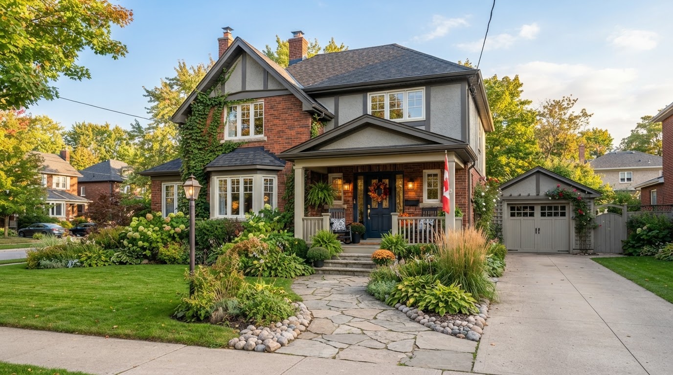 Canadian home architectural detail