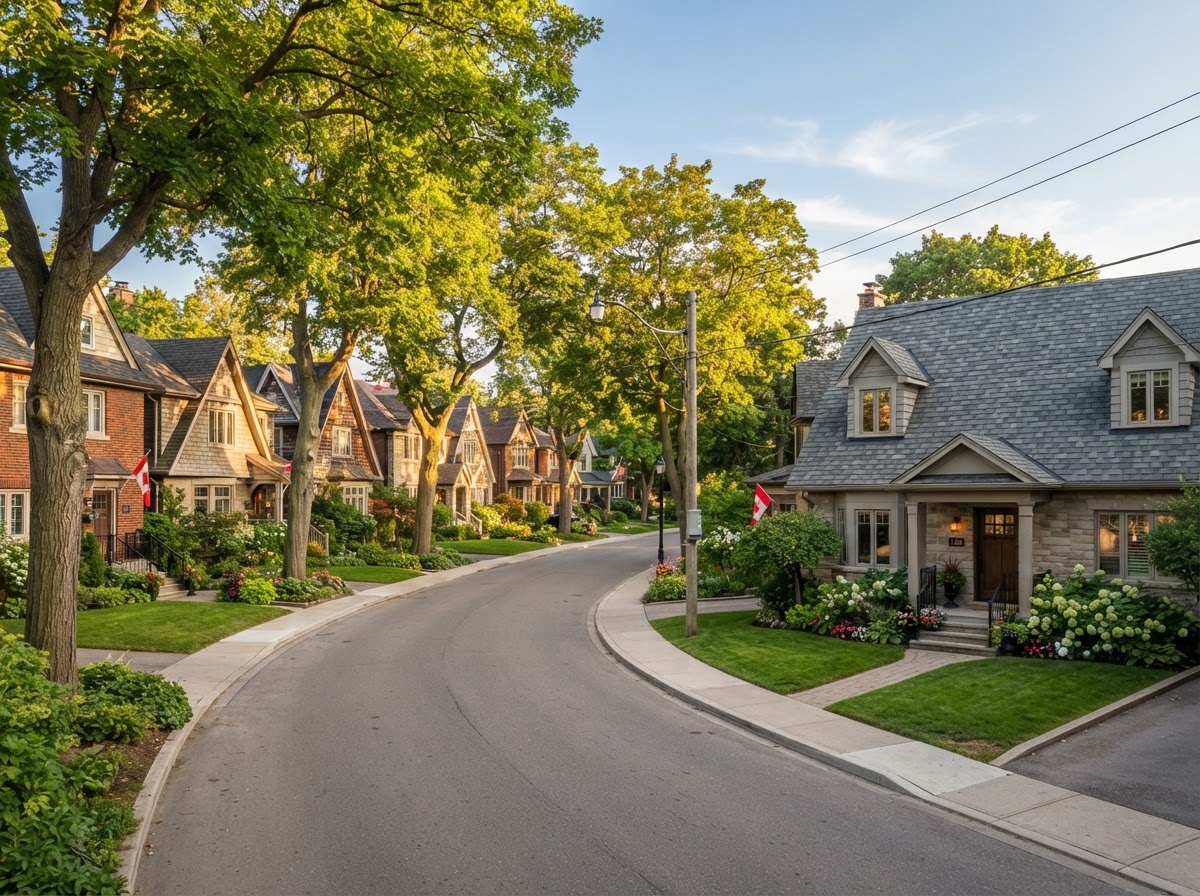 Canadian residential neighborhood