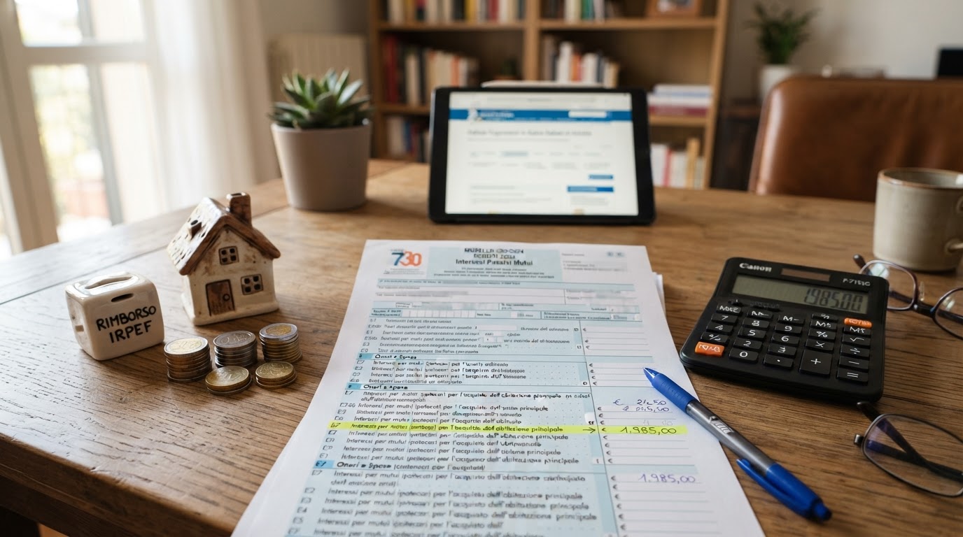 Detrazioni mutuo prima casa: cosa si scarica nel 730
