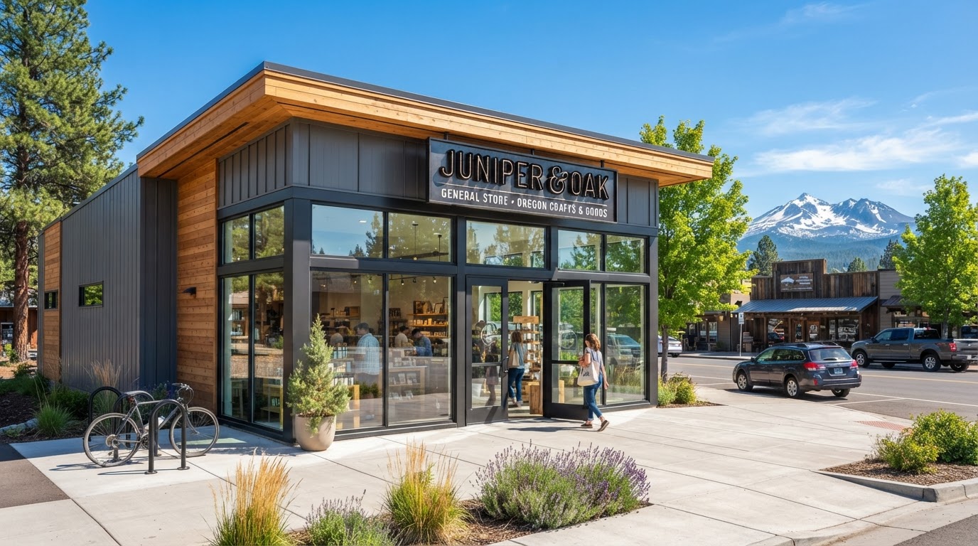 Small commercial retail building in Oregon appraised by Gold Rush Appraisal