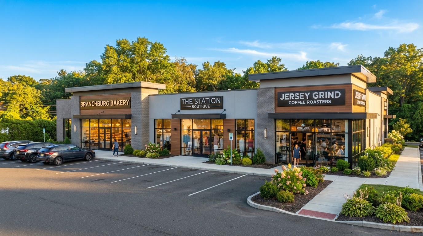 Small commercial retail building in New Jersey