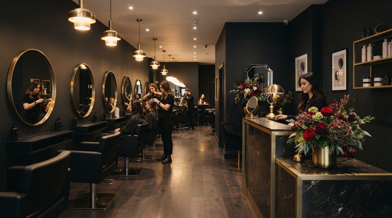 Attraction Hair, Beauty, Aesthetics, Tanning Salon & Academy colour studio and reception in London