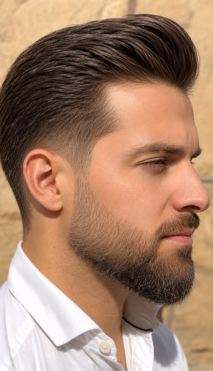 Taper Fade & Pompadour
