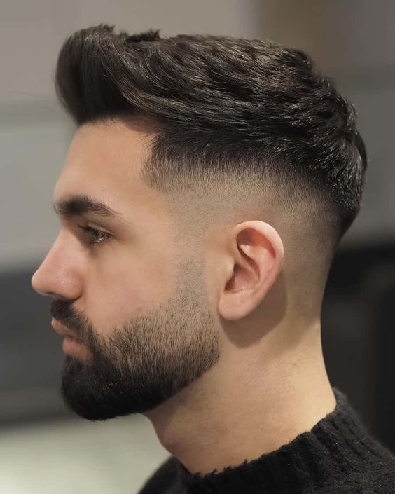 Mid Fade & Textured Quiff