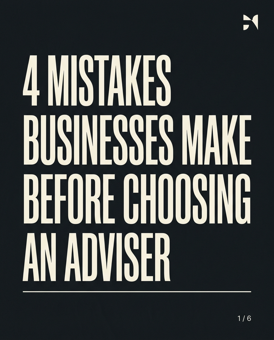 4 Mistakes Before Choosing an Adviser
