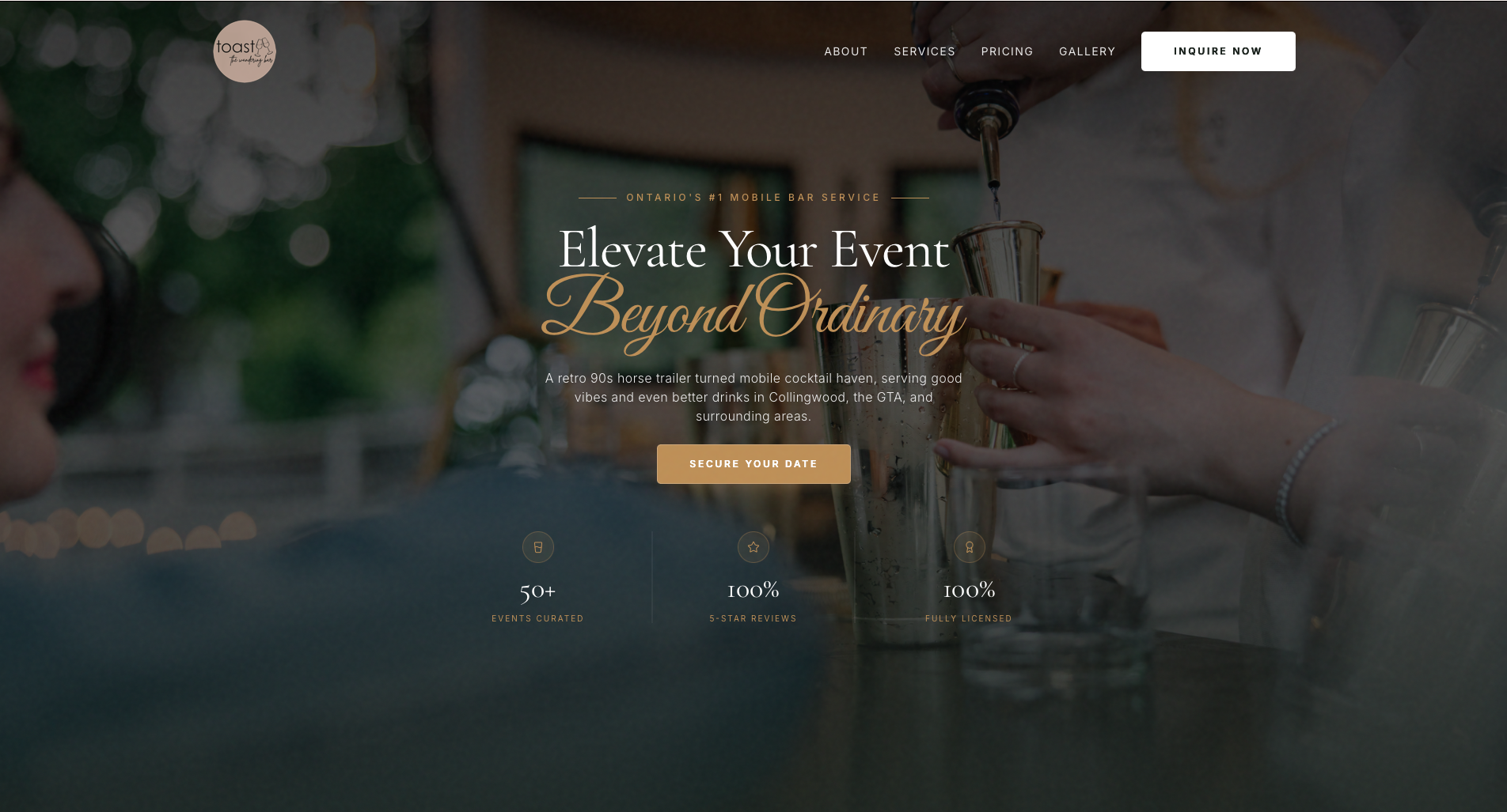 Toast the Wandering Bar Website