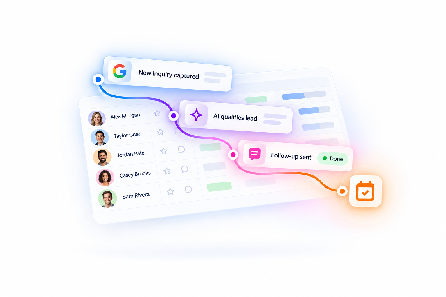 Automated CRM & Pipeline Sync