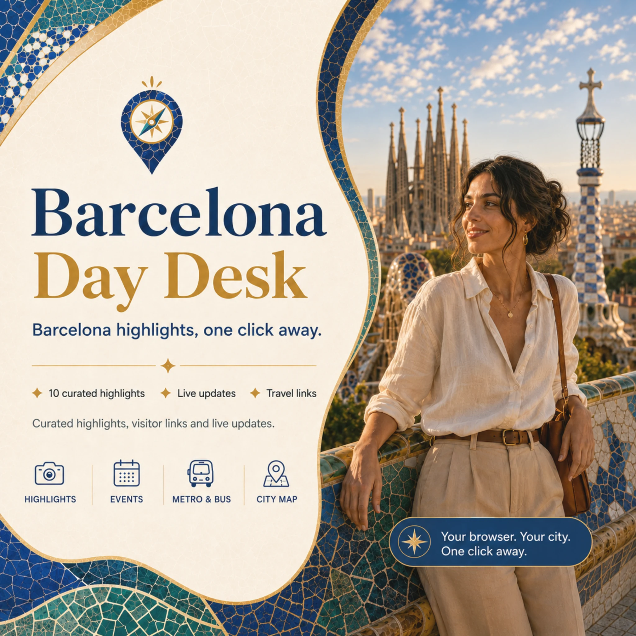 Barcelona Day Desk Chrome extension by Datlynn
