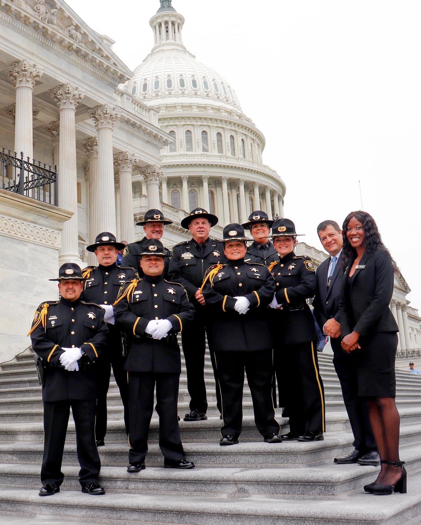 Minnie Diallo with regional public safety and community leaders