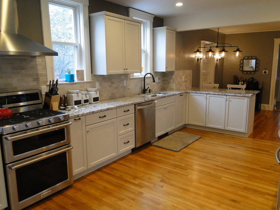 Wellesley custom kitchen renovation with custom cabinetry