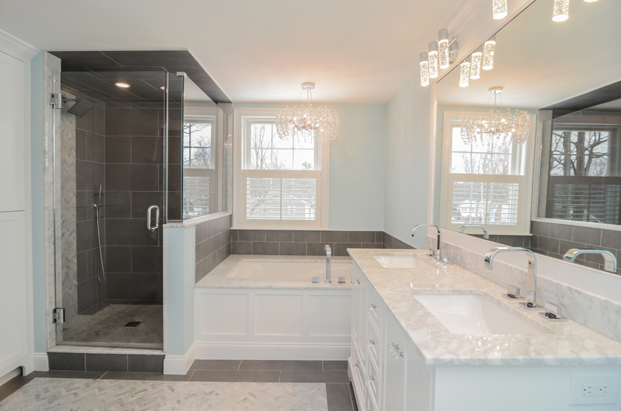 Bathroom remodeling project by Jordan Custom