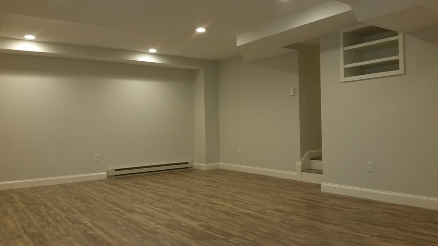 Westwood finished basement family living space