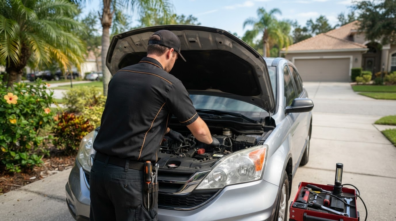 Minor Engine Repairs from Florida Bros Mobile Mechanics