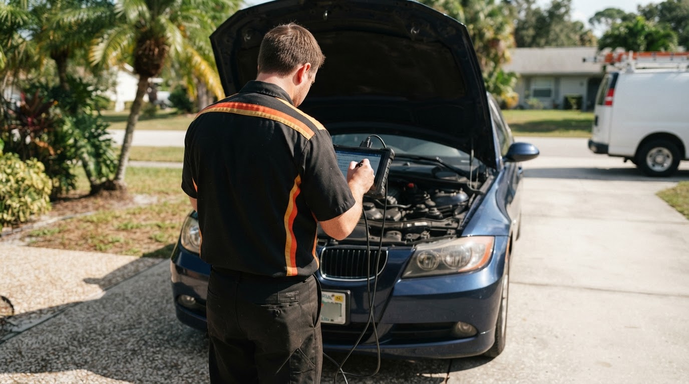 Vehicle Diagnostics from Florida Bros Mobile Mechanics