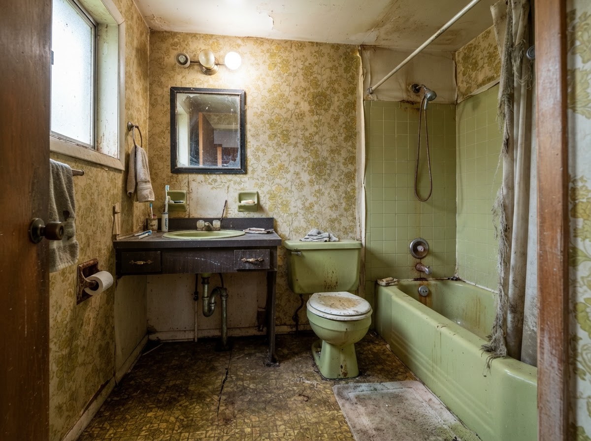 Master Bathroom Overhaul - Before Renovation