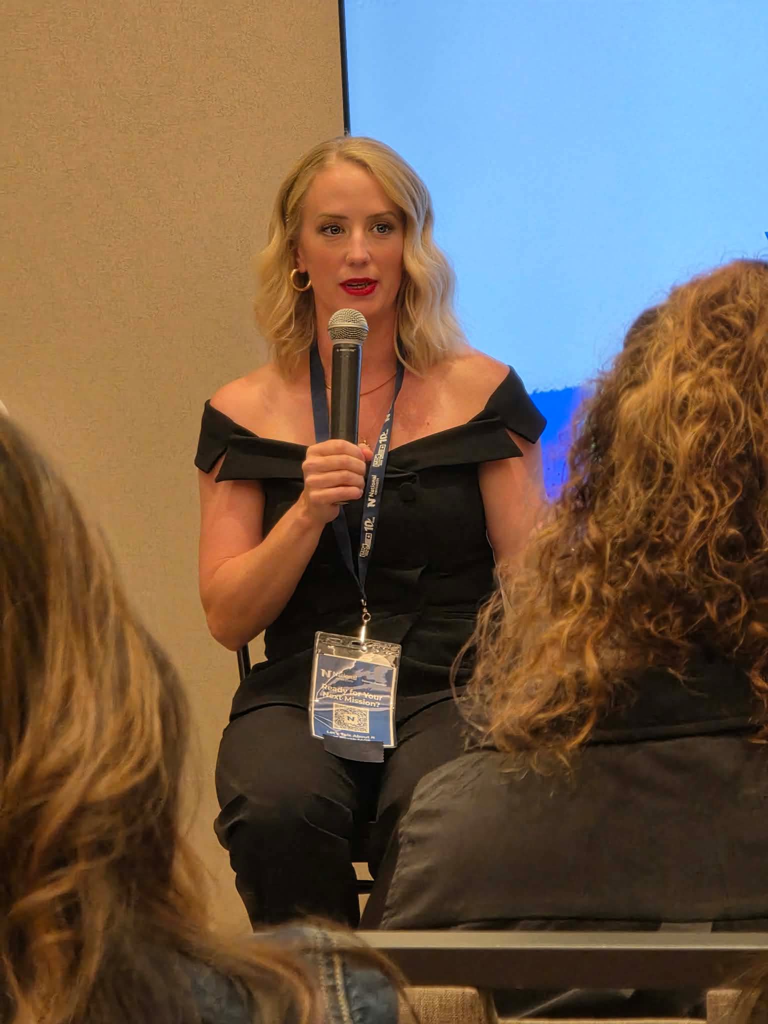 Keynote moment on the Veteran Social stage at Military Influencer 2026