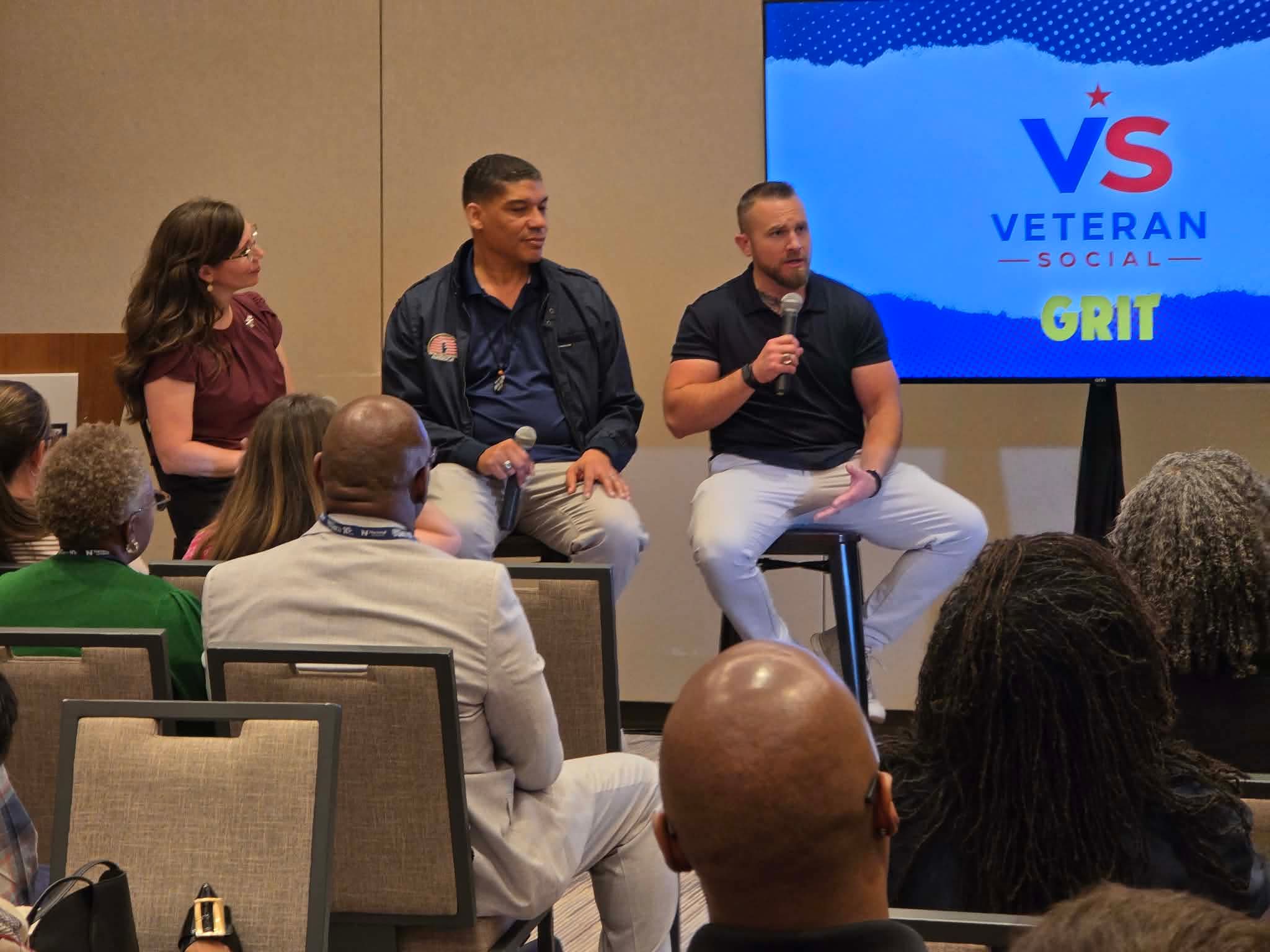 Panel 3: The GRIT Panel at Veteran Social Live featuring military influencers