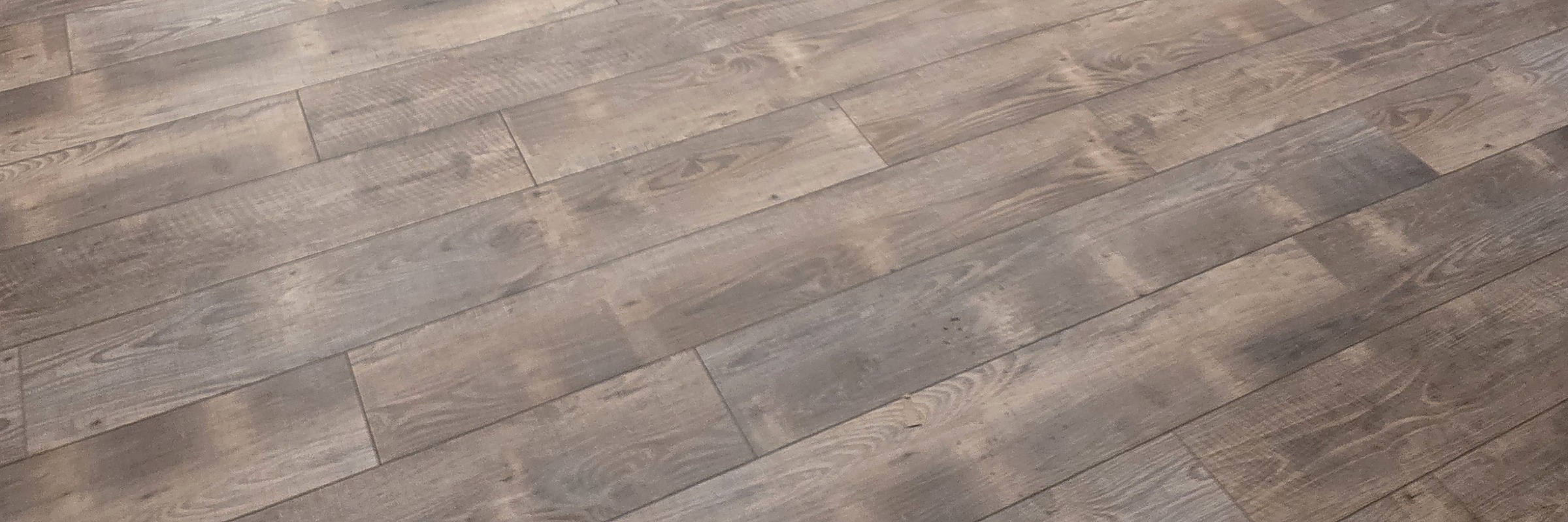 Close-up of wood-look luxury vinyl plank flooring