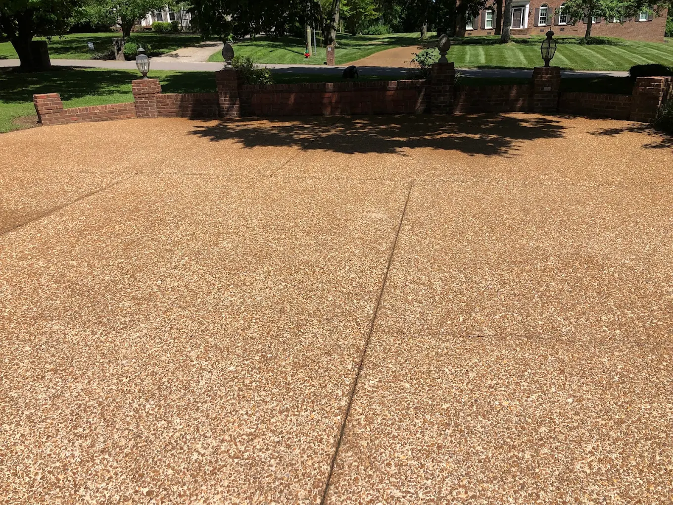 Exposed Aggregate Driveway Sealed