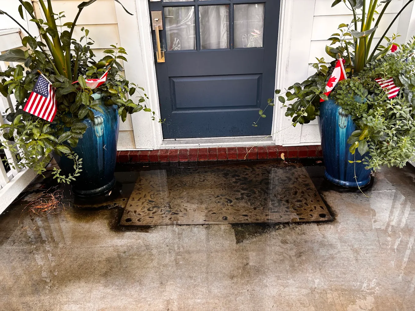 Front Porch Surface Prior to Deep Wash