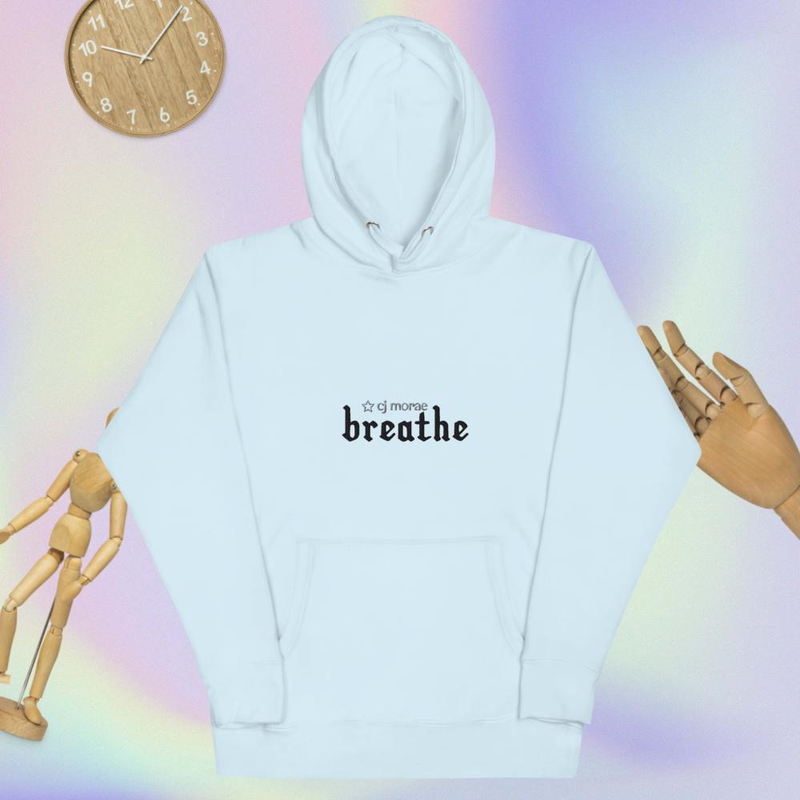 breathe unisex hoodie