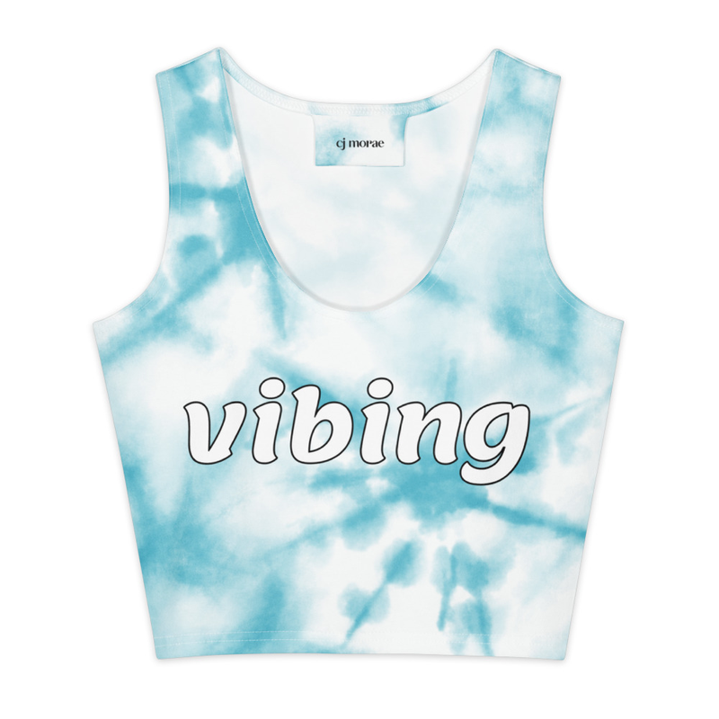 vibing crop top