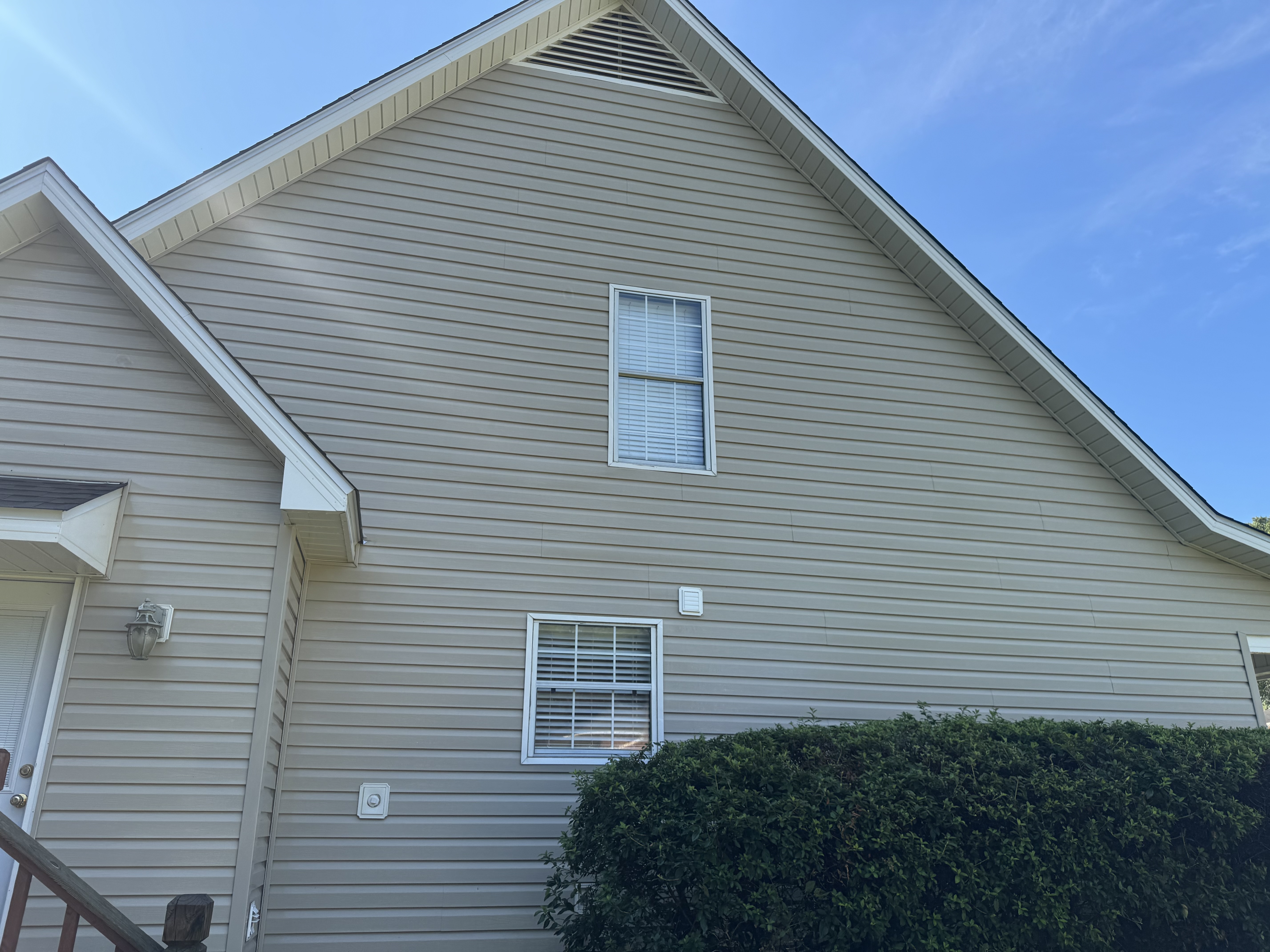 Aquamen Soft Washing House Clean Transformation After