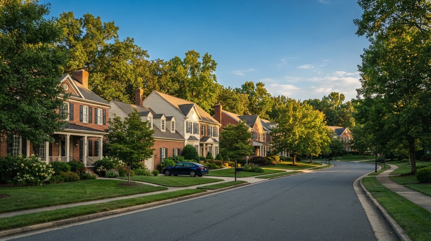 Residential properties across the Baltimore–Washington metro area