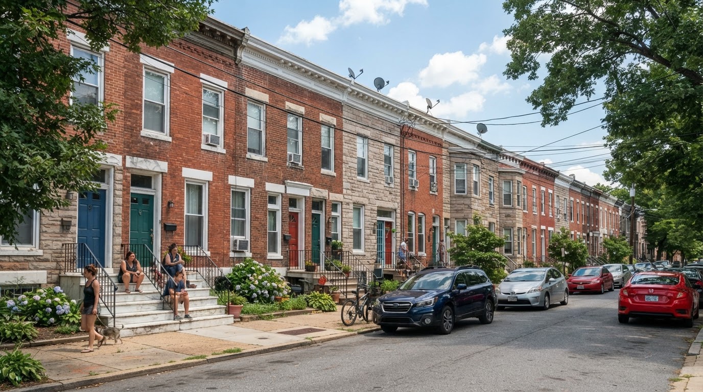 Representative residential property in Baltimore, MD