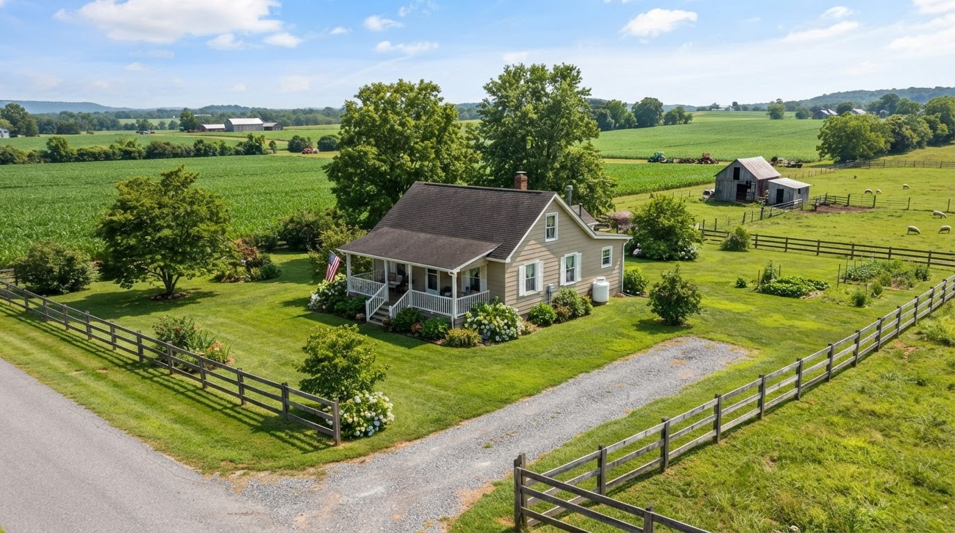 Representative residential property in Poolesville, MD