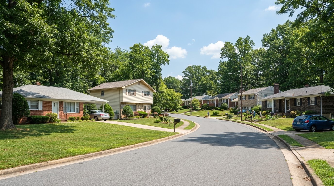 Representative residential property in Overlea, MD