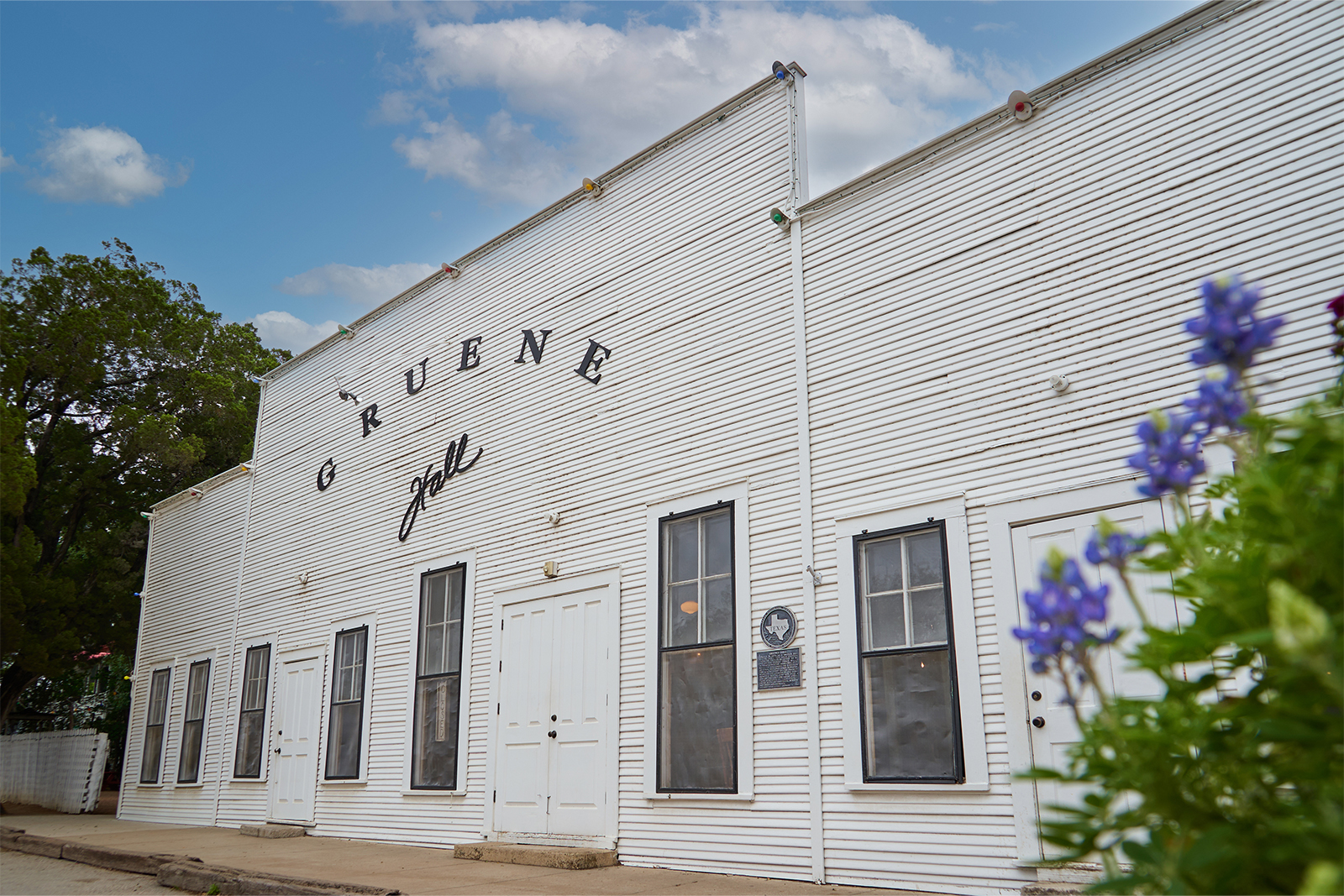 Historic Gruene Hall, Texas' oldest continually operating dance hall, built in 1878 in New Braunfels, Texas