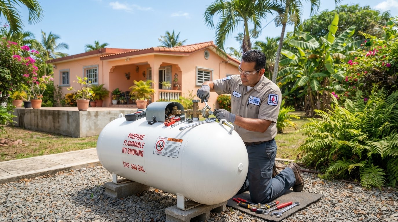 Mantenimiento de Tanque de Propano en Puerto Rico | Tropigas