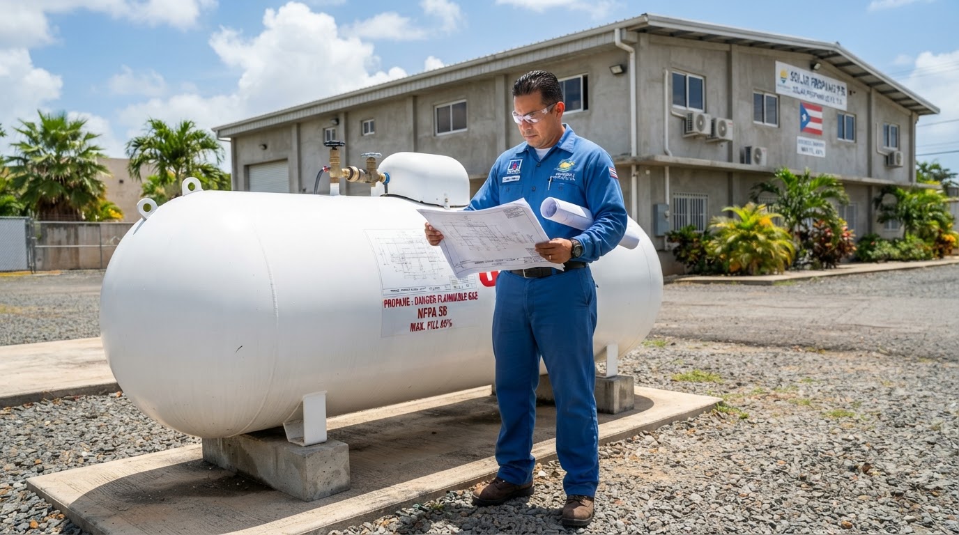permiso comercial tanque propano puerto rico
