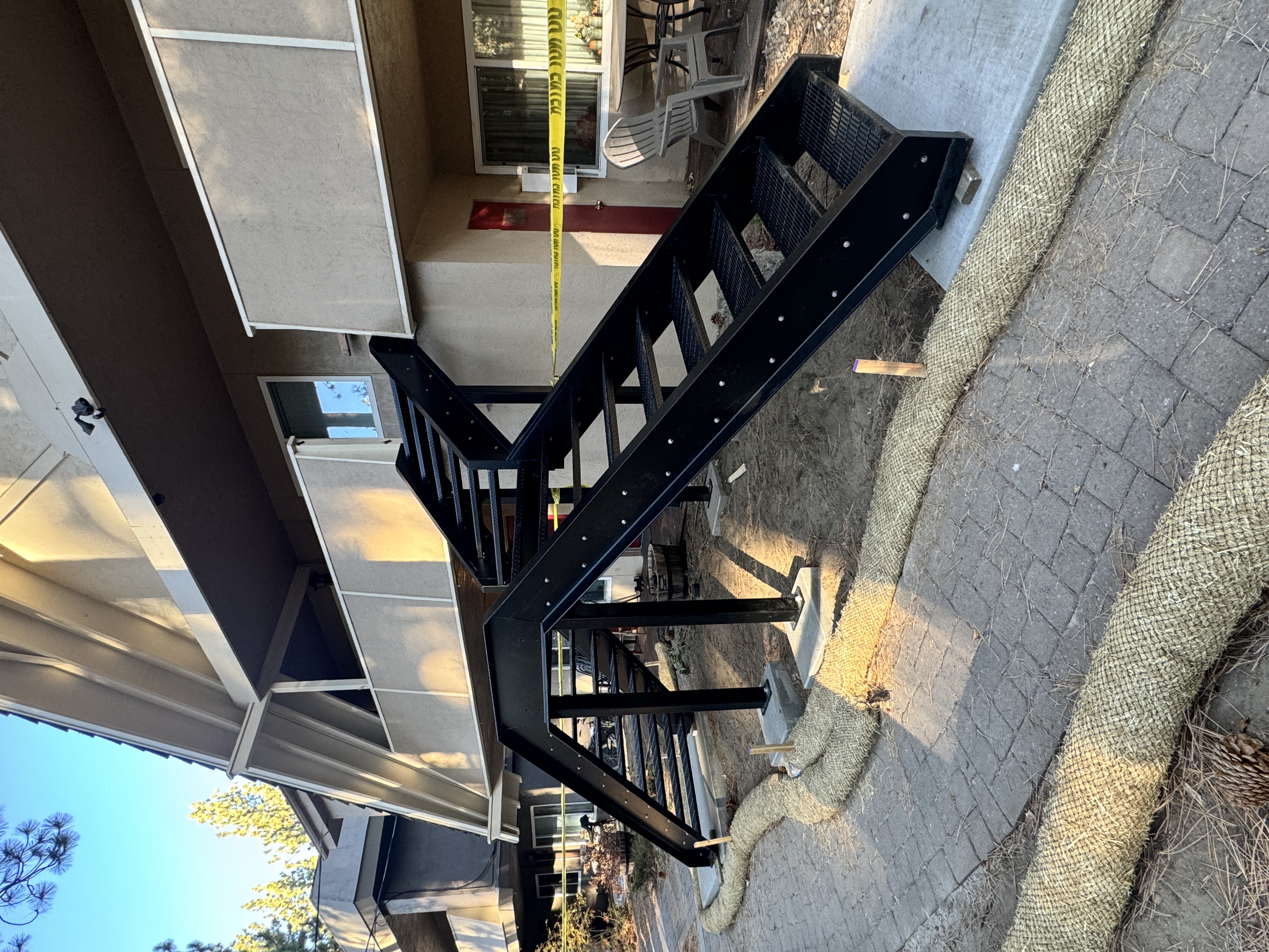 Tahoe Precision Welding structural staircase fabrication and installation