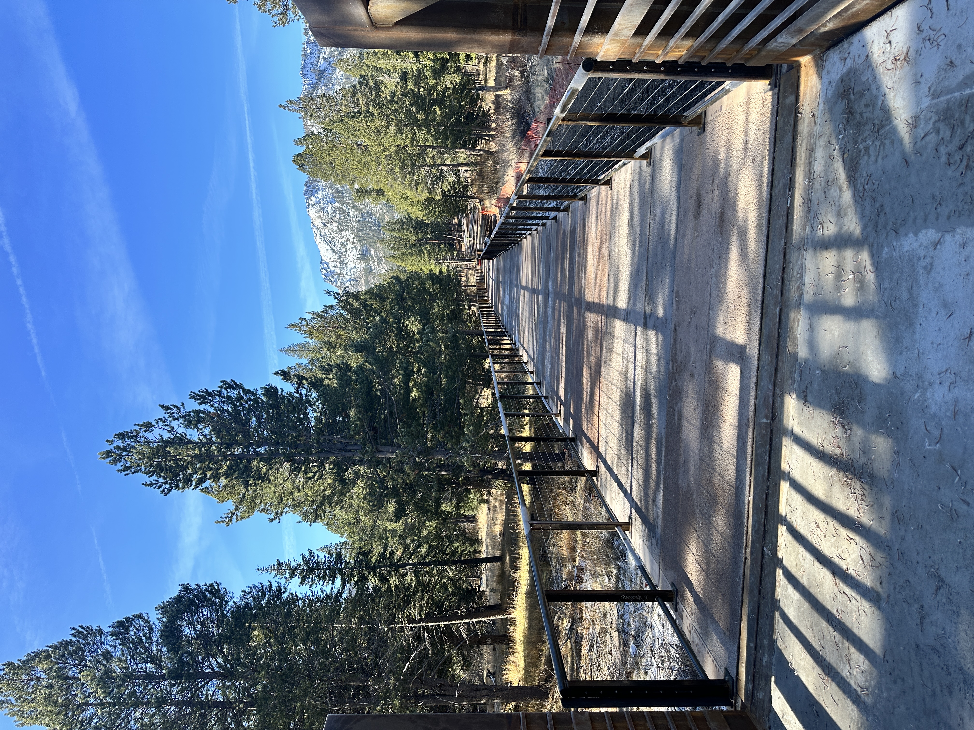 Structural steel truss pedestrian bridge and cable railings by Tahoe Precision Welding