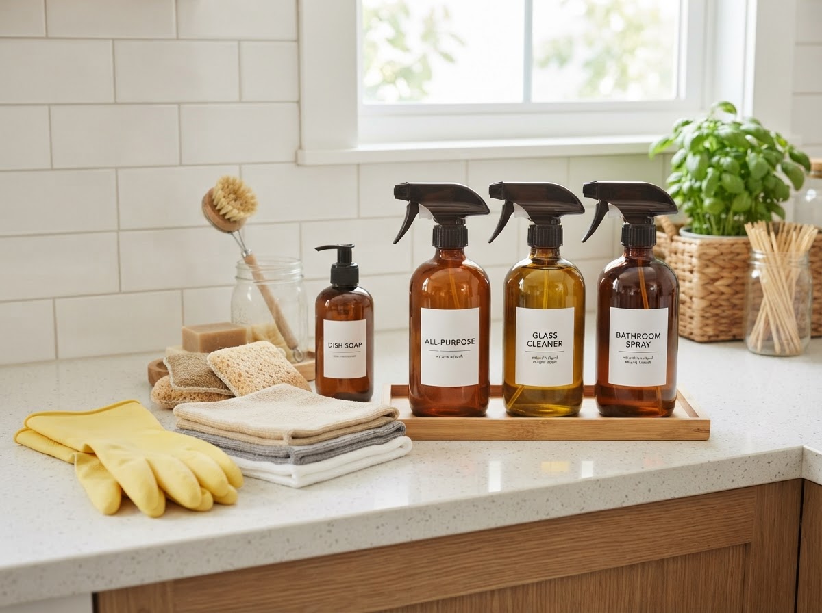 Eco friendly cleaning supplies used by Esther's House Cleaning Services in The Colony, TX