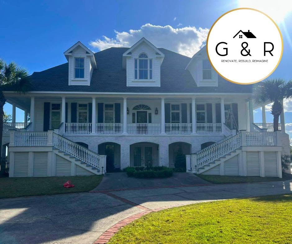 Coastal Charleston exterior painting