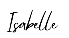 Isabelle Unterschrift