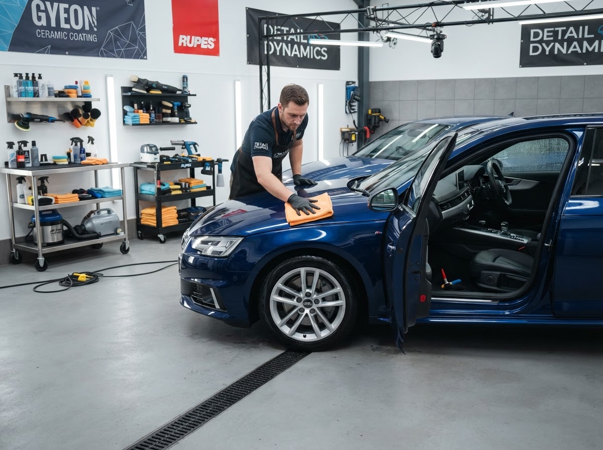 Full Detailing — professional auto detailing performed by a technician