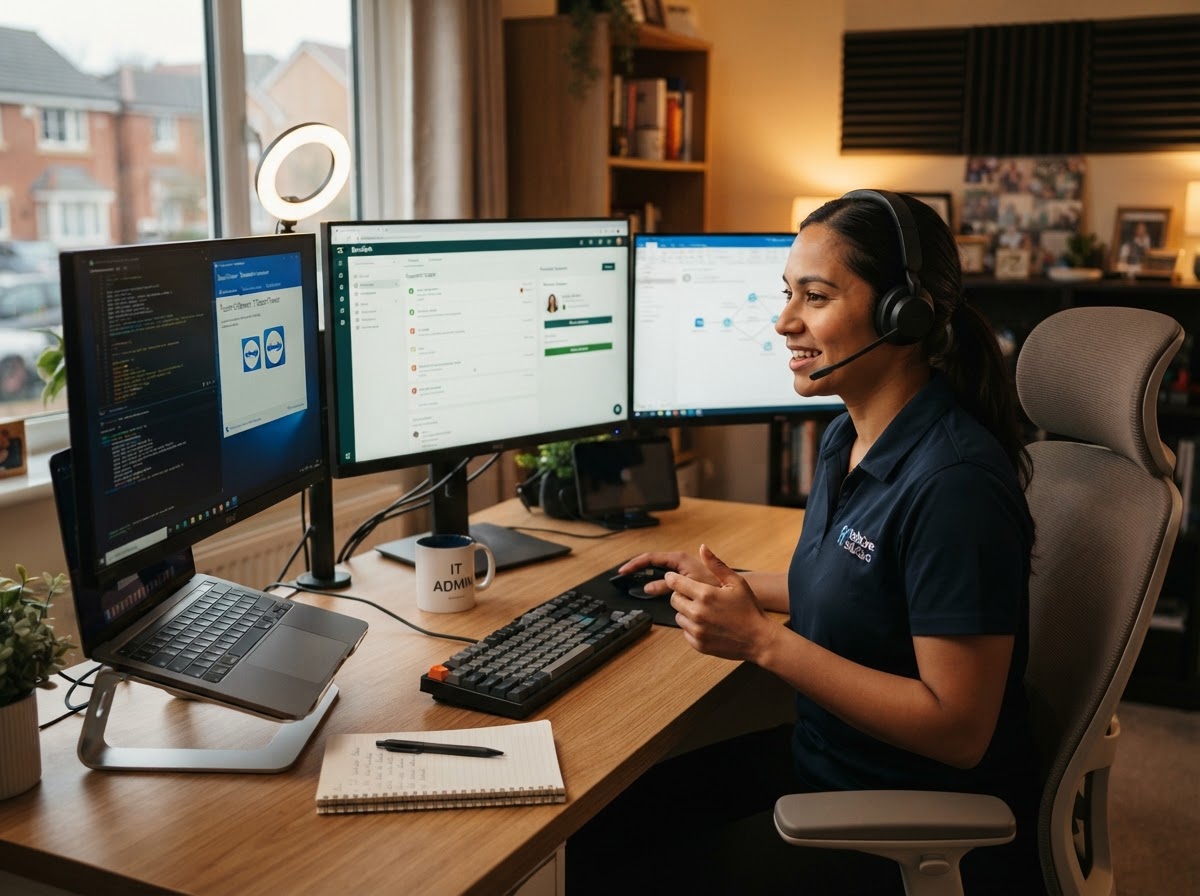 Remote IT support specialist