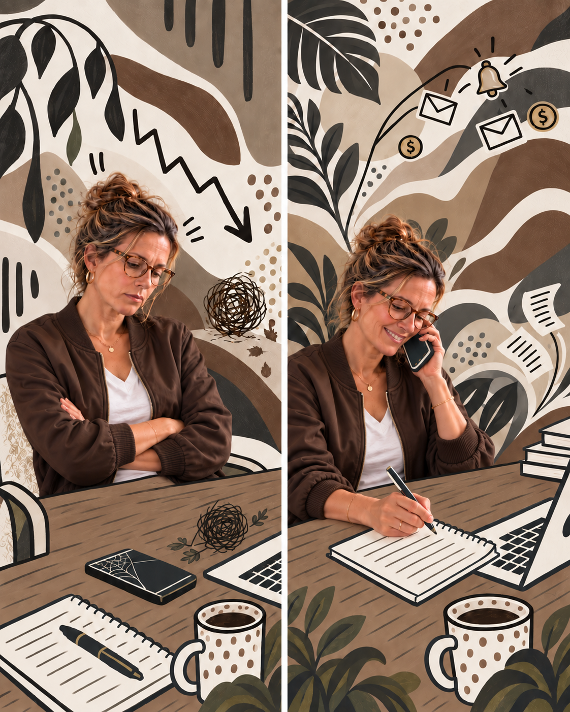 Before and after AI SEO: turning quiet days into steady enquiries and booked calls