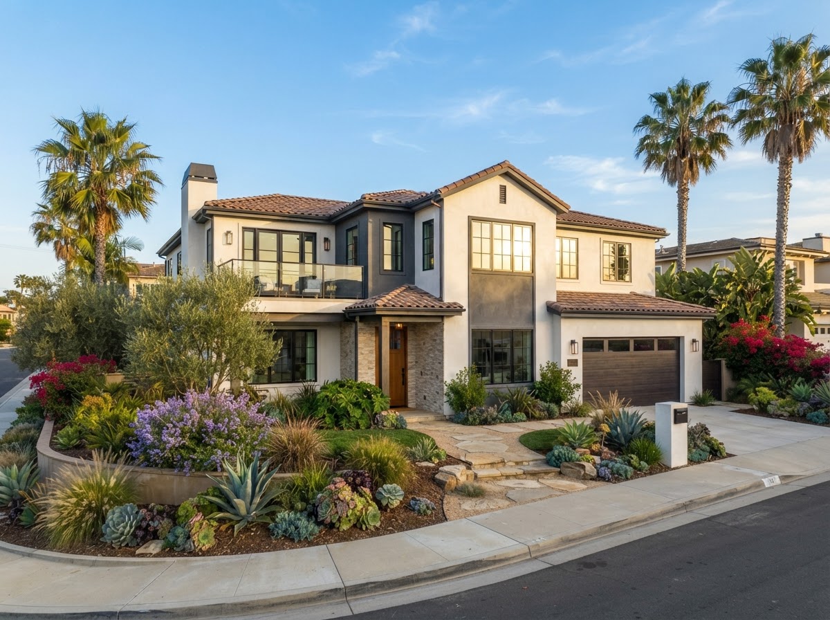 Carlsbad, California coastal home served by All Climate Heating & Air in North County San Diego