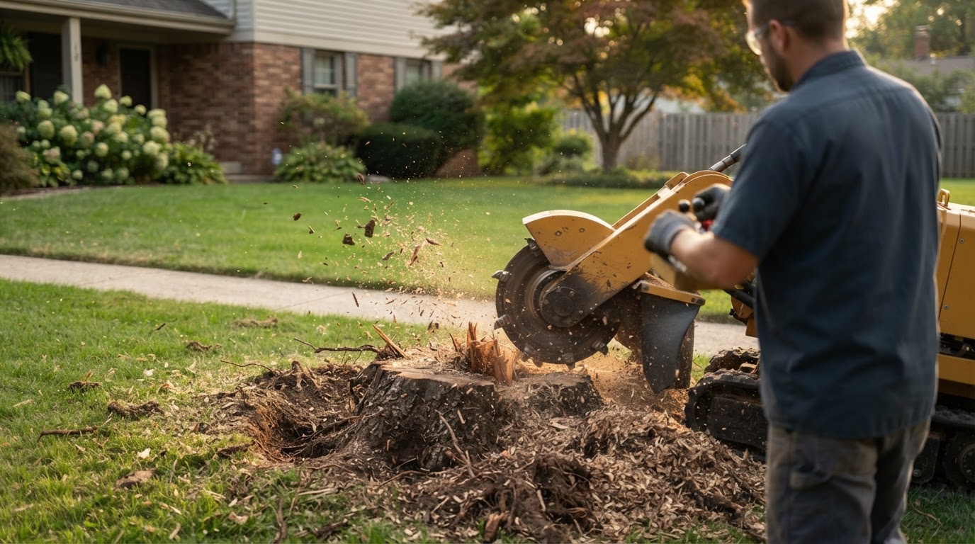 Stump Grinding in Sacramento, CA