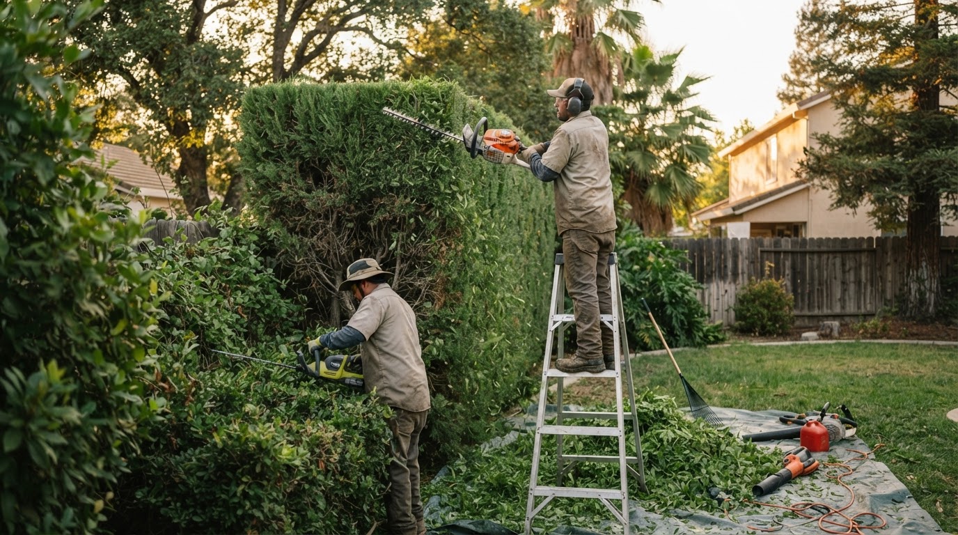 Hedge & Shrub Trimming in Sacramento, CA