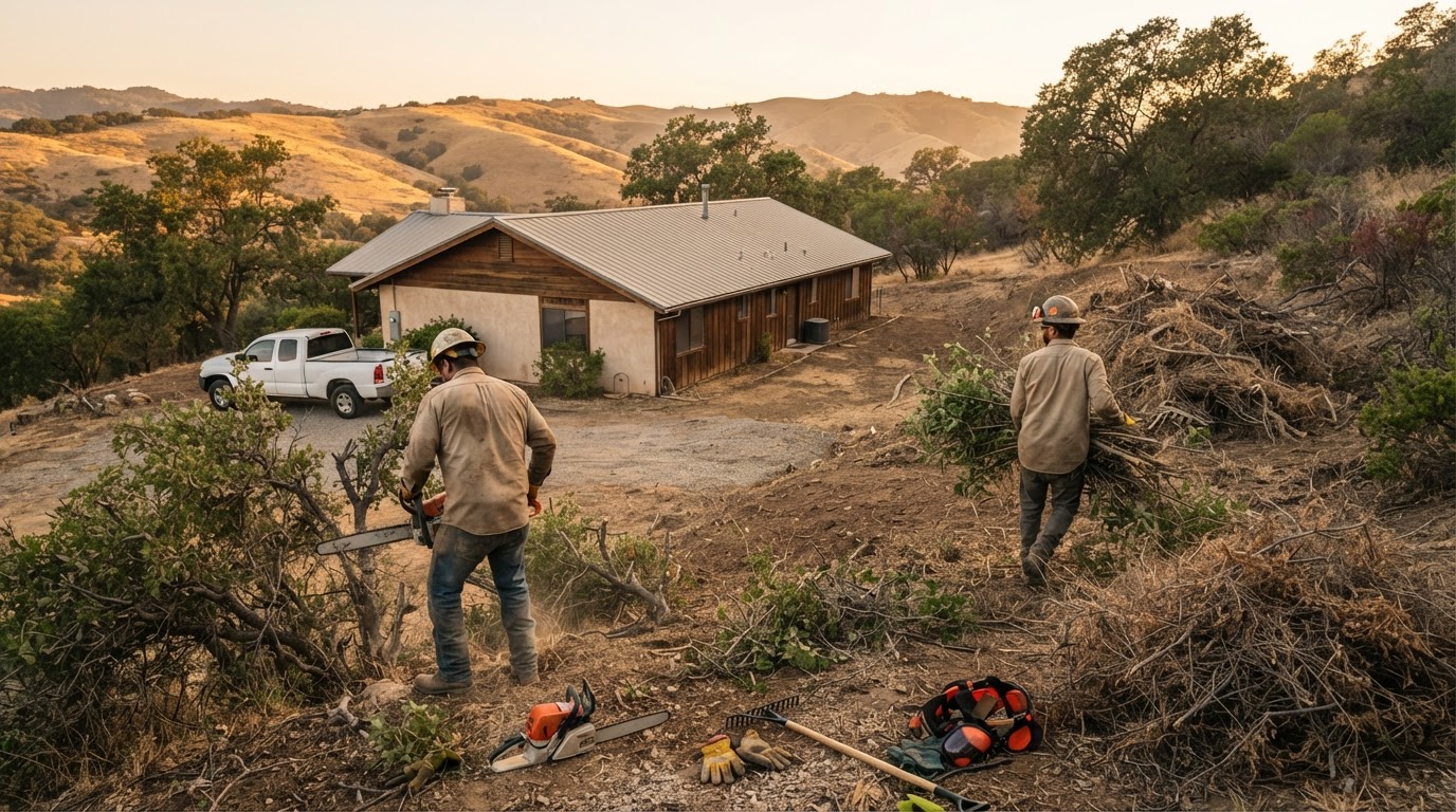 Fire Fuel Reduction & Defensible Space in Sacramento, CA