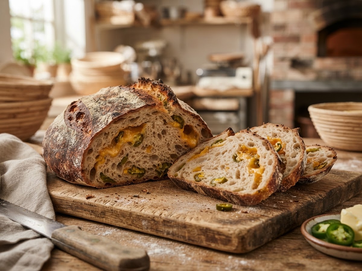 Jalapeño Cheddar Sourdough