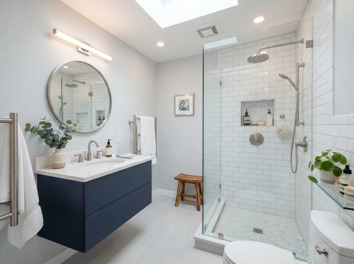 Spa Shower Remodel — after