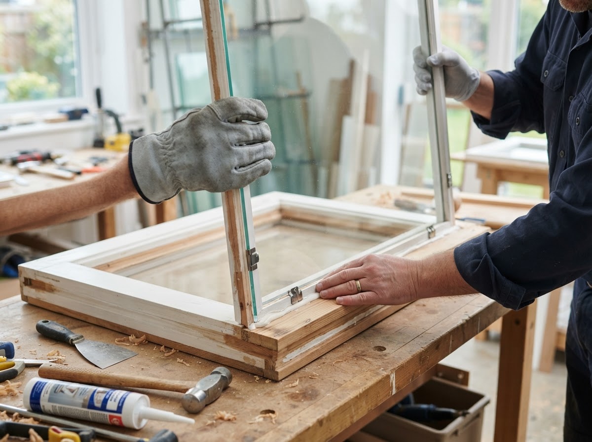 Precision residential window repair and glass replacement