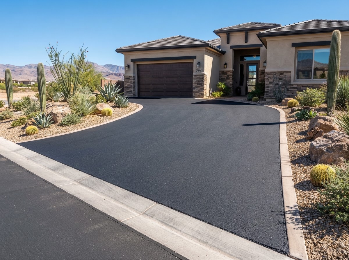 Asphalt Driveway Paving in Las Vegas, NV